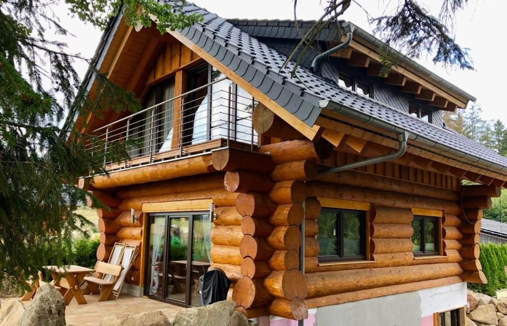 Naturstammhaus Und Appartements Zum Brockenbaecker Танне Екстер'єр фото